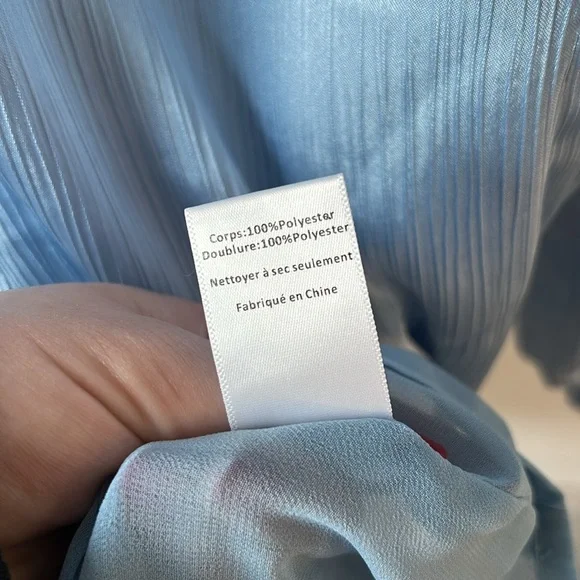 SOLD ASTR The Label Long Sleeve Satin Mini Dress - Picture 9 of 9